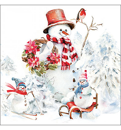 33320095 - Ambiente - Sporty snowmen
