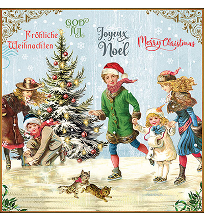 33320120 - Ambiente - X-Mas on ice blue