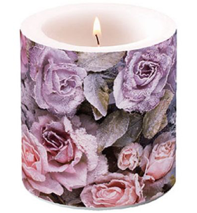39215270 - Ambiente - Candle Small Winter Roses
