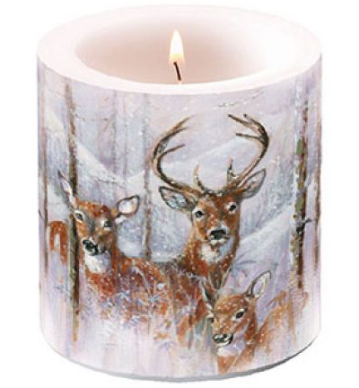 39215305 - Ambiente - Candle Small Wilderness Stag