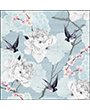13317315 - Oriental flowers blue