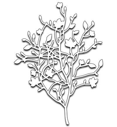 51-247 - Penny Black - Dancing Branchlets