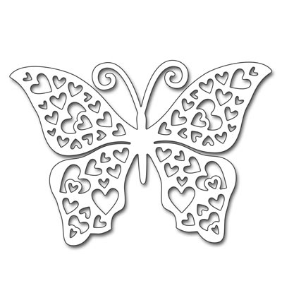 51-297 - Penny Black - Hearts Butterfly