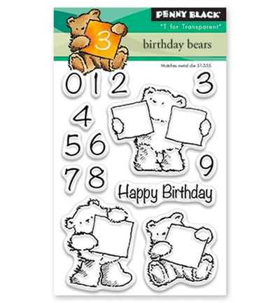 30-427 - Penny Black - Birthday Bears