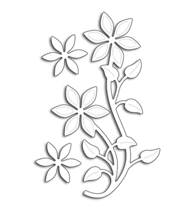 51-421 - Penny Black - Flower Flourish