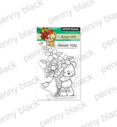 30-543 - Penny Black - Flower Teddy