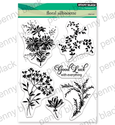 30-563 - Penny Black - Floral Silhouette