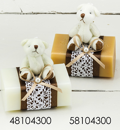 8104300 - Kippers - Sheepmilk soap rectancle Brown Quitte