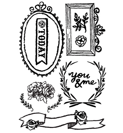572457 - Prima Marketing - Cling Stamps