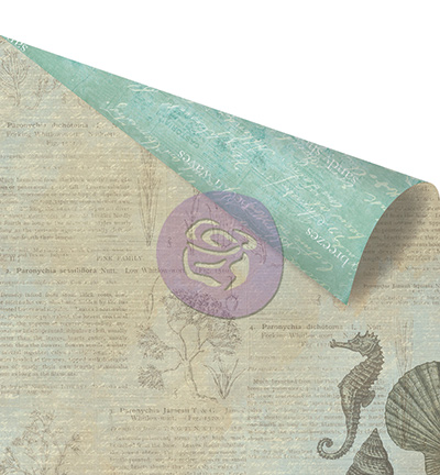 813581 - Prima Marketing - Double sided paper-Sea Horse