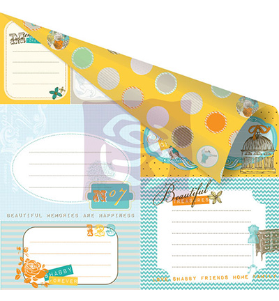 845438 - Prima Marketing - Double sided paper-Notecards