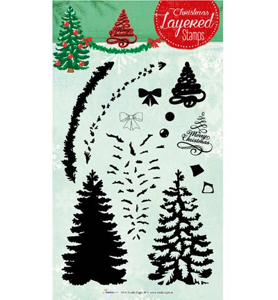 STAMPLS07 - StudioLight - Layered Christmas Stamps nr.07
