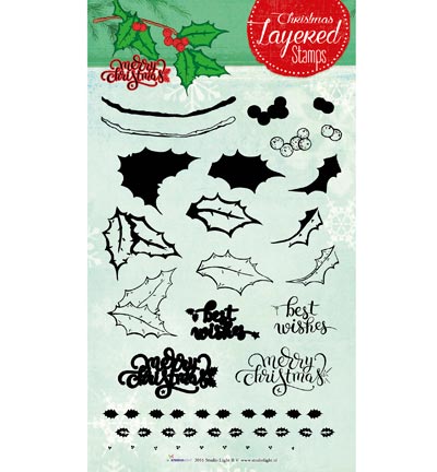 STAMPLS10 - StudioLight - Layered Christmas Stamps nr.10