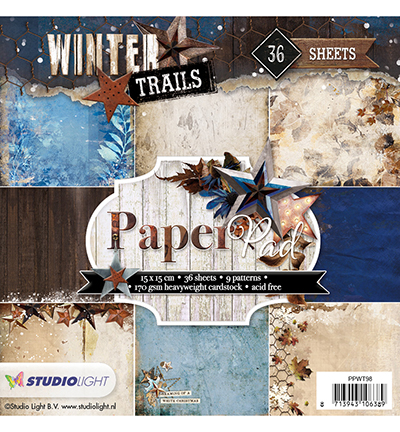 PPWT98 - StudioLight - Paper Pad Bloc, Winter Trails nr.98