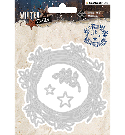 STENCILWT101 - StudioLight - Cutting and Embossing Die Winter Trails, nr.101