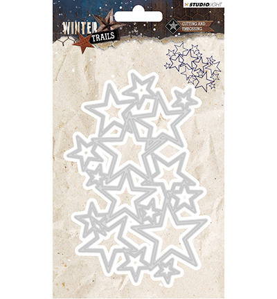 STENCILWT104 - StudioLight - Cutting and Embossing Die Winter Trails, nr.104