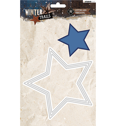STENCILWT107 - StudioLight - Cutting and Embossing Die Winter Trails, nr.107