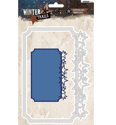 STENCILWT108 - StudioLight - Cutting and Embossing Die Winter Trails, nr.108