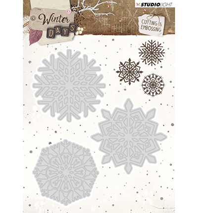 STENCILWD109 - StudioLight - Cutting and Embossing Die Winter Days, nr.109
