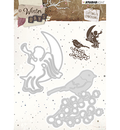 STENCILWD111 - StudioLight - Cutting and Embossing Die Winter Days, nr.111