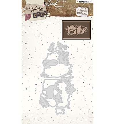 STENCILWD112 - StudioLight - Cutting and Embossing Die Winter Days, nr.112