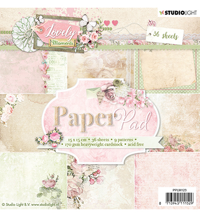 PPLM123 - StudioLight - Paper Pad, Lovely Moments nr.123
