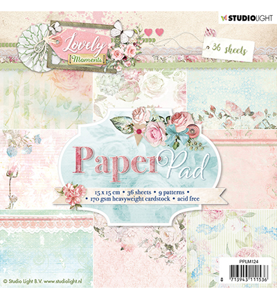 PPLM124 - StudioLight - Paper Pad, Lovely Moments nr.124