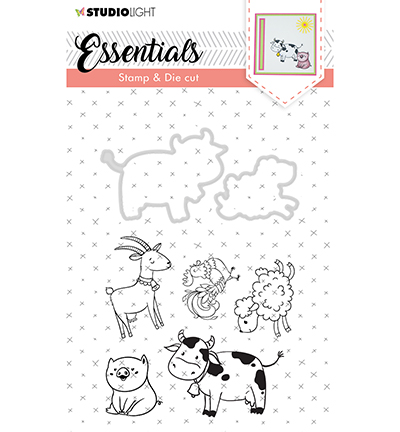 BASICSDC32 - StudioLight - Stamp & Die Cut Essentials Animals nr.32