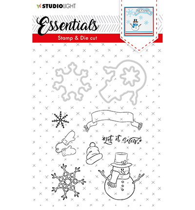 BASICSDC27 - StudioLight - Stamp & Die Cut Essentials Christmas nr.27
