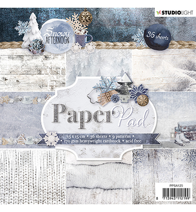 PPSA125 - StudioLight - Paper Pad, Snowy Afternoon nr.125