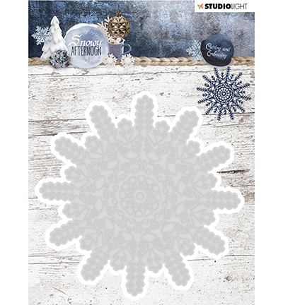 STENCILSA216 - StudioLight - Cutting and Embossing Die Cut, Snowy Afternoon nr.216