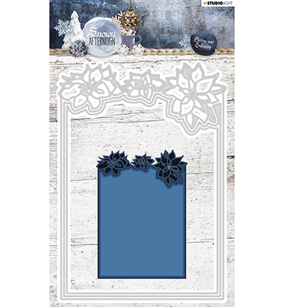 STENCILSA223 - StudioLight - Cutting and Embossing Die Cut, Snowy Afternoon nr.223