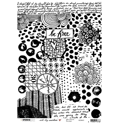 RICEBM01 - StudioLight - Rice Paper Sheet, Art By Marlene 4.0 nr.01