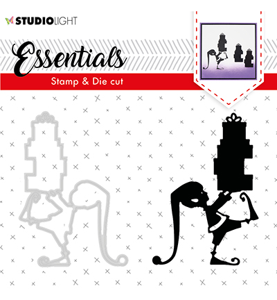 BASICSDC34 - StudioLight - Stamp & Die Cut Essentials Christmas Silhouettes nr.34