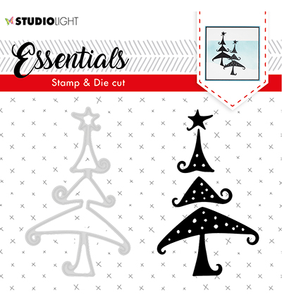 BASICSDC36 - StudioLight - Stamp & Die Cut Essentials Christmas Silhouettes nr.36