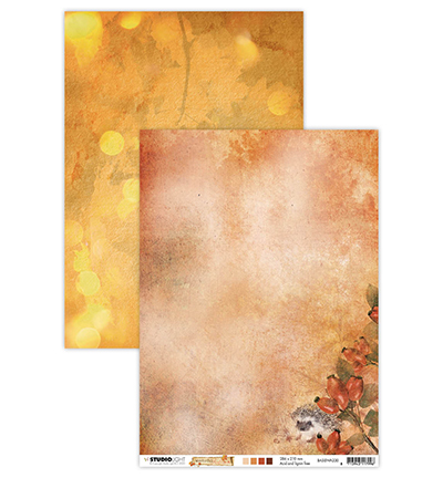 BASISWA330 - StudioLight - SL BG Paper, Wonderful Autumn, nr.330