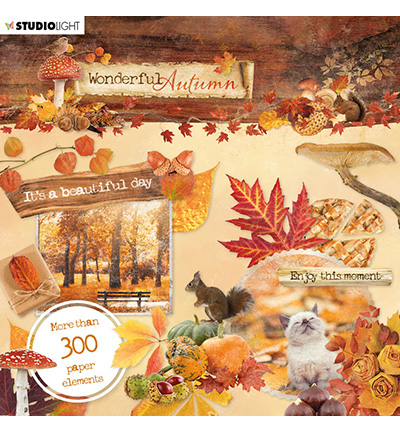 EASYWA664 - StudioLight - SL Die Cut Book Wonderful Autumn, nr.664