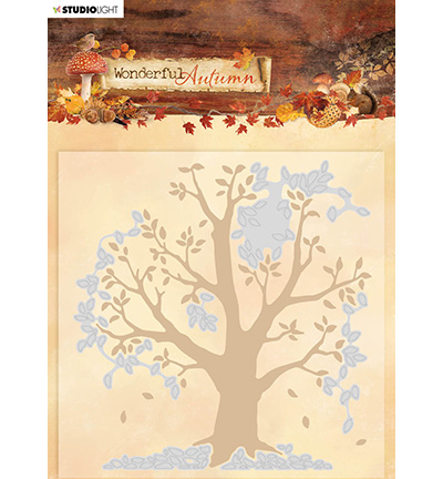EMBWA05 - StudioLight - SL Cutting & Embossing Folder Wonderful Autumn, nr.05