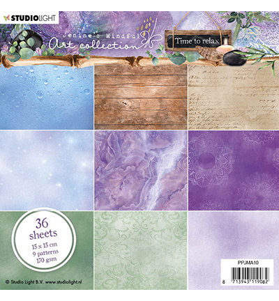 PPJMA10 - StudioLight - Jenines Mindful Art Paper pad Time to Relax, nr.10
