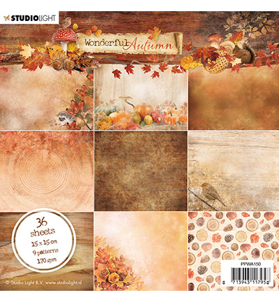 PPWA150 - StudioLight - SL Paper pad Wonderful Autumn, nr.150