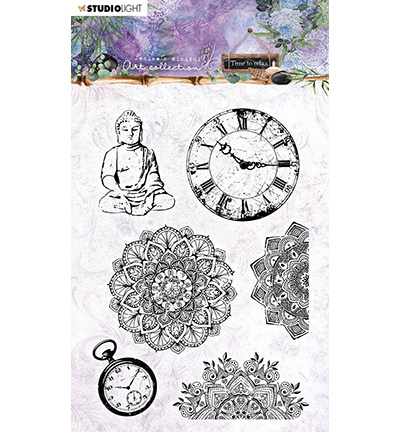 STAMPJMA17 - StudioLight - Jenines Mindful Art Clear Stamp Time to Relax, nr.17