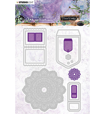 STENCILJMA10 - StudioLight - Jenines Mindful Art Cutting & Embossing Die Time to Relax, nr.10