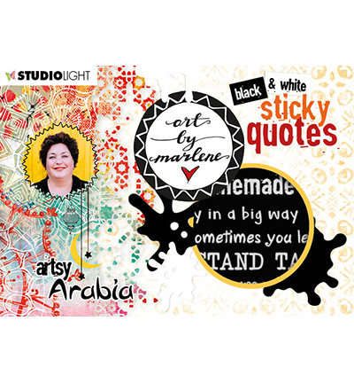 STICKERBM03 - StudioLight - Art By Marlene Sticker Pad Quotes Artsy Arabia, nr.03