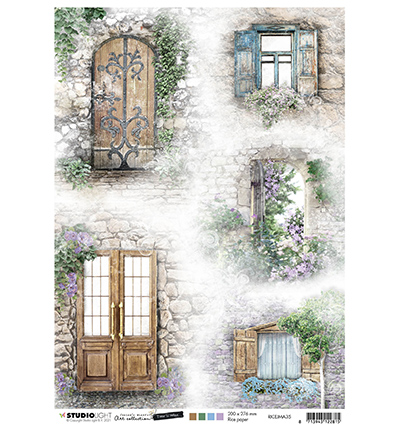RICEJMA35 - Jenines - JMA Rice Paper Doors & windows Time to Relax 2.0 nr.35