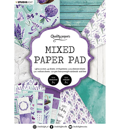 A5MPPSL158 - StudioLight - SL Mixed Paper Pad Pattern paper Essentials nr.158