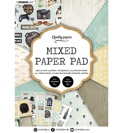 A5MPPSL160 - StudioLight - SL Mixed Paper Pad Pattern paper Essentials nr.160