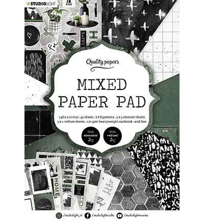 A5MPPSL161 - StudioLight - SL Mixed Paper Pad Pattern paper Essentials nr.161