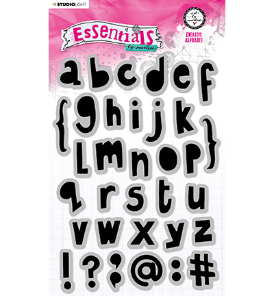 ABM-ES-STAMP17 - Art by Marlene - ABM Cling Stamp Creative Alphabet Essentials nr.17
