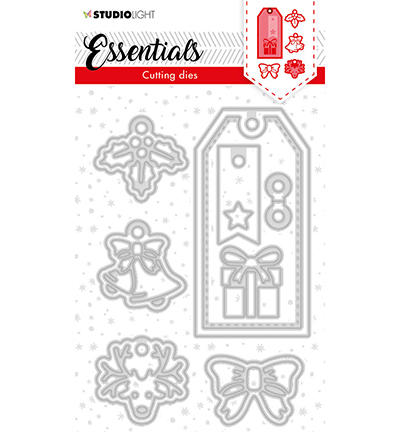 SL-ES-CD63 - StudioLight - SL Cutting Die Christmas Label Essentials nr.63