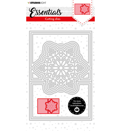 SL-ES-CD71 - StudioLight - SL Cutting Die Christmas Card shape mini snowflake Essentials nr.71